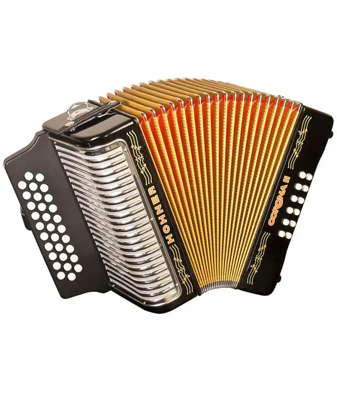 Hohner Corona II 3500 FBbEb Button Accordion - Black Last Chance