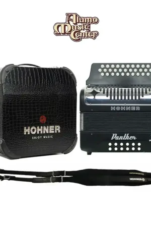 Hohner Panther GCF Accordion Bundle w/ Case Low Price
