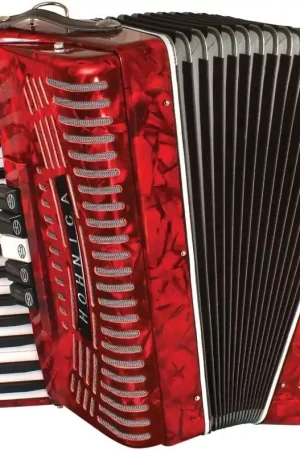 Certified Hohner Hohnica 72 Bass Piano Accordion - RED | New