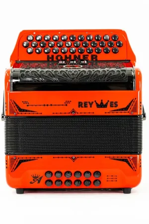 Hohner Anacleto Rey Especial II 3 Switch EAD Accordion- Pure Red | New Fan Favorite