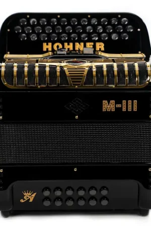 Hohner Anacleto MARK III 3 Switch Compact Accordion E Key - Black Place Order