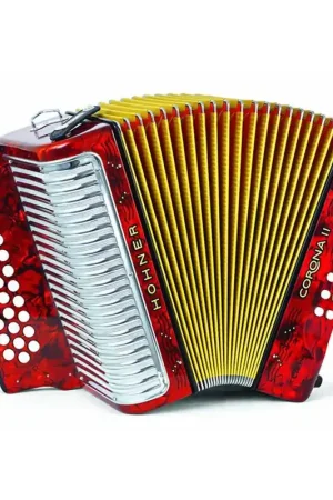 Hohner Corona II Classic GCF Accordion - Red Factory Price