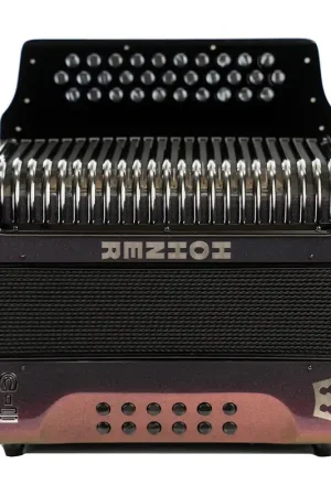 Hohner Corona C-II GCF Diatonic Accordion - Red to Gold No Minimum Order