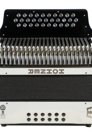 Hohner Corona C-II GCF Diatonic Accordion - White Rainbow Crafted