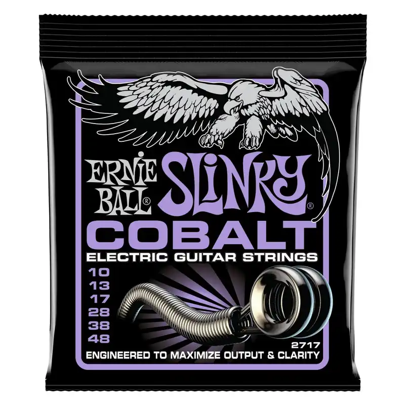 Fast Shipping Ernie Ball - Ultra Slinky Cobalt Electric Guitar Strings - 10-48 Gauge- P02717