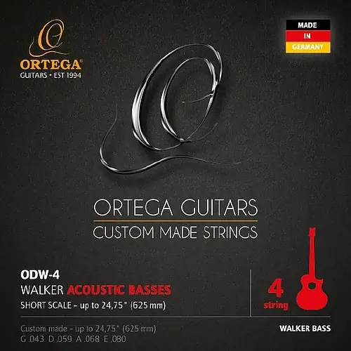 Ortega - ODW-4 Walker Acoustic Basses - Short Scale (up to 24,75") Worldwide Shipping