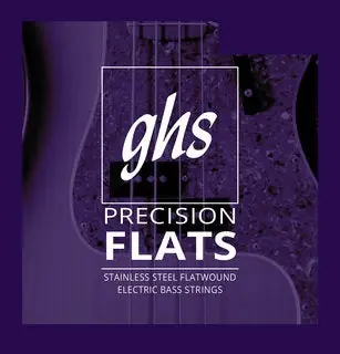 GHS - M3050 Precision Flats Medium (38" winding) Bass 45-105 Popular