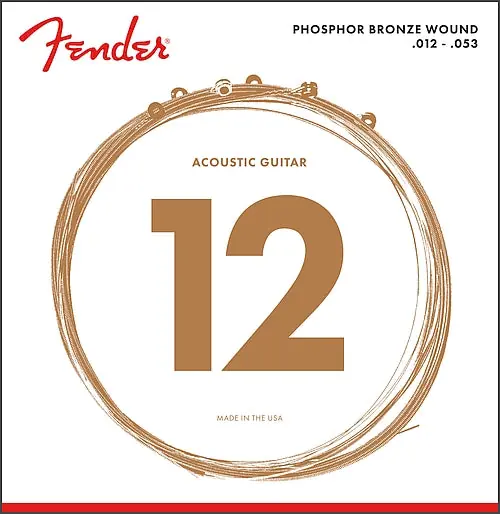 Bulk Order Fender - 60L Phosphor Bronze AcousticBall End 12-53 - 073-0060-403