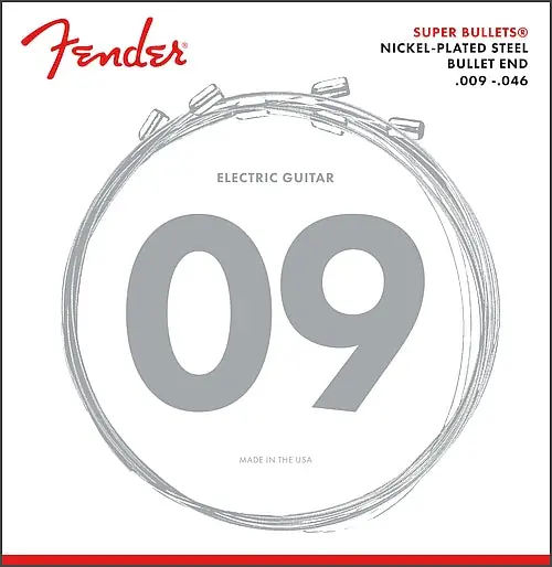 Fender - 3250LR Super Bullet Strings Nickel Plated Steel Bullet End 09-46 - 073-3250-404 Fan Favorite