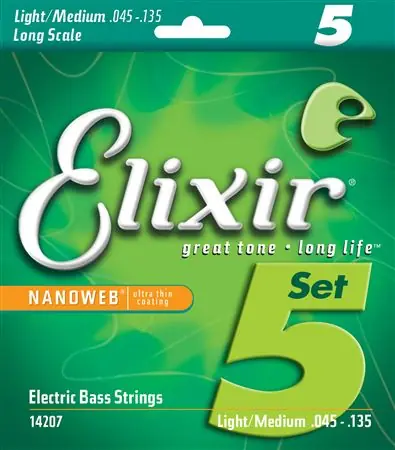 Elixir - Bass 14207 Nano 5ST 45-135 Next Day Delivery