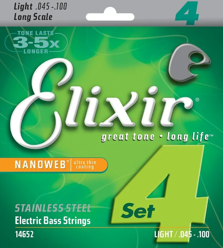 Elixir - Bass 14652 Nano Stainless 45-100 Order Now