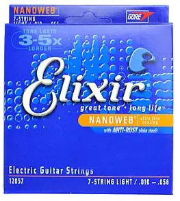 Elixir - NANOWEB® Coating 12157 Light 10-56 7-String Hot Deal