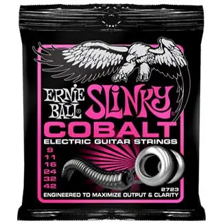 Genuine Ernie Ball - 2723 Cobalt Super Slinky . 9-.42