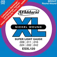 D'Addario - ESXL120 - Super Light Grab Now