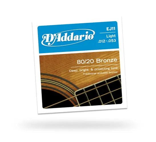 Exclusive D'Addario - EJ11 Light 12-53 80/20