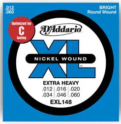 Next Day Delivery D'Addario - EXL148 Nickel Wound- Extra-Heavy- 12-60