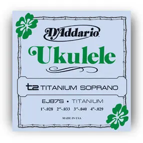 Discount D'Addario - EJ87S Titanium Ukulele Soprano