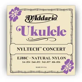 D'Addario - EJ88C Nyltech Ukulele Concert In Demand