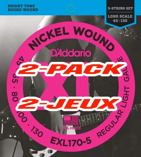 D'Addario - EXL170-5TP 2-Pack Sale