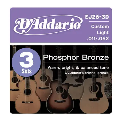 In Demand D'Addario - EJ-26 3 pack