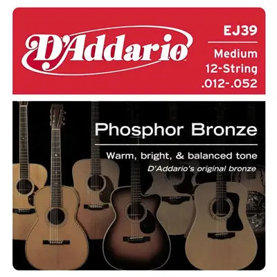 Place Order D'Addario - EJ39 12-M