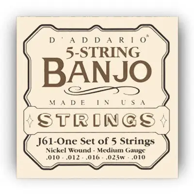 D'Addario - J61 Banjo 5 strings Crafted