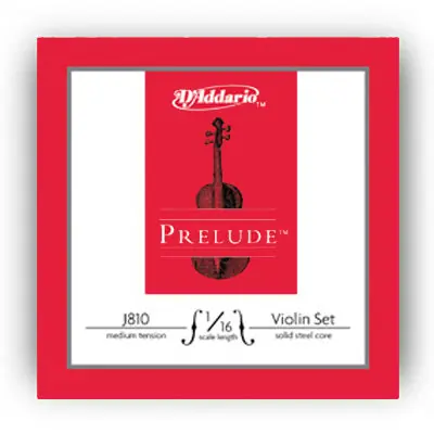 D'Addario - J810 Violin strings 1/16 Scale Luxury