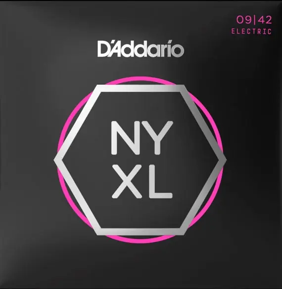 Crafted D'Addario - NYXL0942 Nickel Wound Super Light 09-42 3-Pack