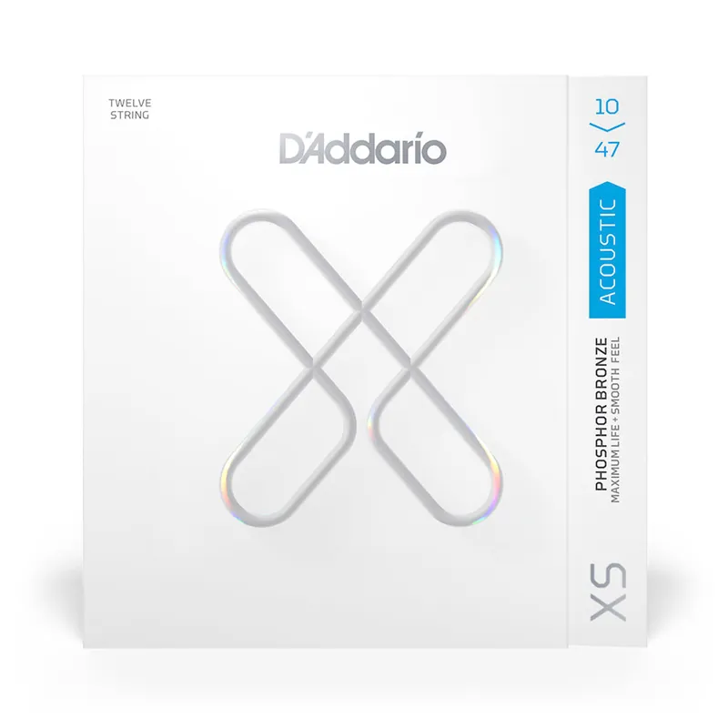 D'Addario -XSAPB1047-12 Acoustic Phosphor Bronze, Light, 12-String, 10-47 Affordable