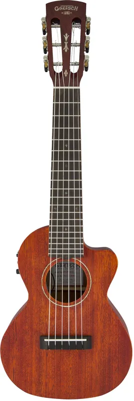 Gretsch - G9126 A.C.E. Guitar-Ukulele - Acoustic-Cutaway-Electric with Gig Bag - Ovangkol Fingerboard - Fishman® Kula Pickup - Honey Mahogany Stain 273-2047-321 Modern