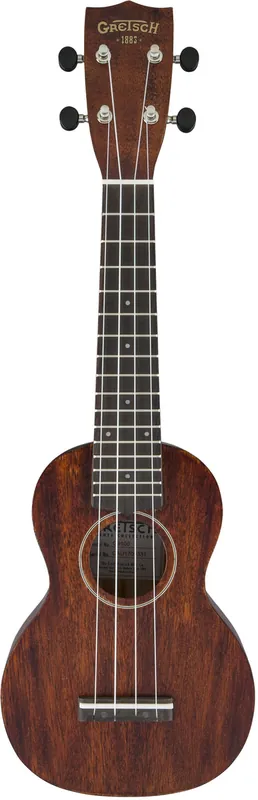 Low Price Gretsch - G9100 Soprano Standard Ukulele with Gig Bag - Ovangkol Fingerboard - Vintage Mahogany Stain 273-2020-321