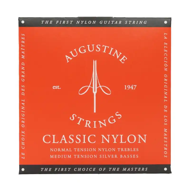 Express Delivery Augustine - Classic/Red - Medium Tension A/5Th Guitar Single String - RD5A