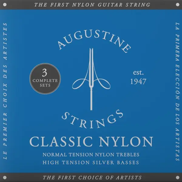Sale Augustine - CLASSIC/BLUE - HIGH TENSION (3-Pack) - 3XABL