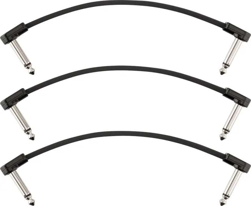 Fender - Blockchain 6" Patch Cable -3-pack -Angle/Angle 099-0825-008 Handmade