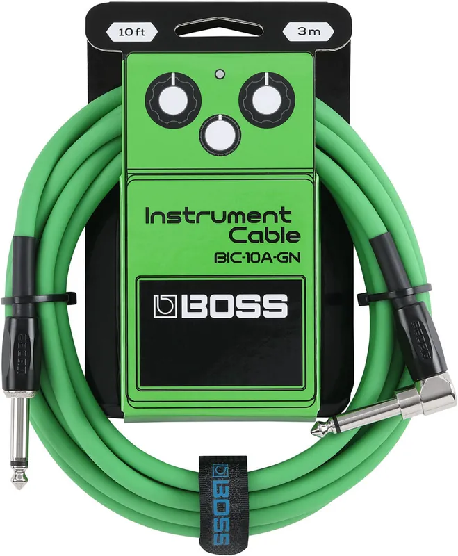 Boss BIC-10A-GN Instrument Cable - Green Mega Sale