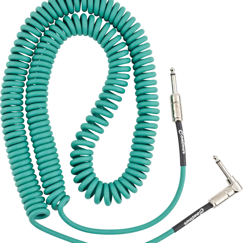 Fender - Contour™ 30' Coiled Cable - Sherwood Green - 099-0573-046 Editor’s Pick