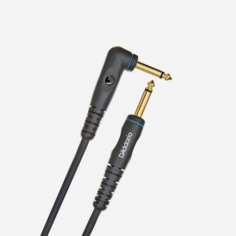 Buy Online D'Addario Accessories - Custom Series Instrument Cable Straight to Right-Angle 10ft. PW-GRA-10