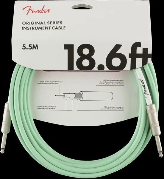 Popular Fender - Cable, 18.6', Surf Green 0990520058.