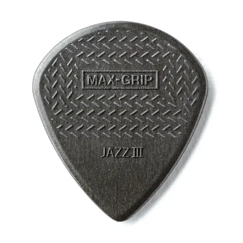 Trusted Brand Dunlop - Max-grip® Jazz III Carbon Fiber Guitar Pick 6-pack 471P3C