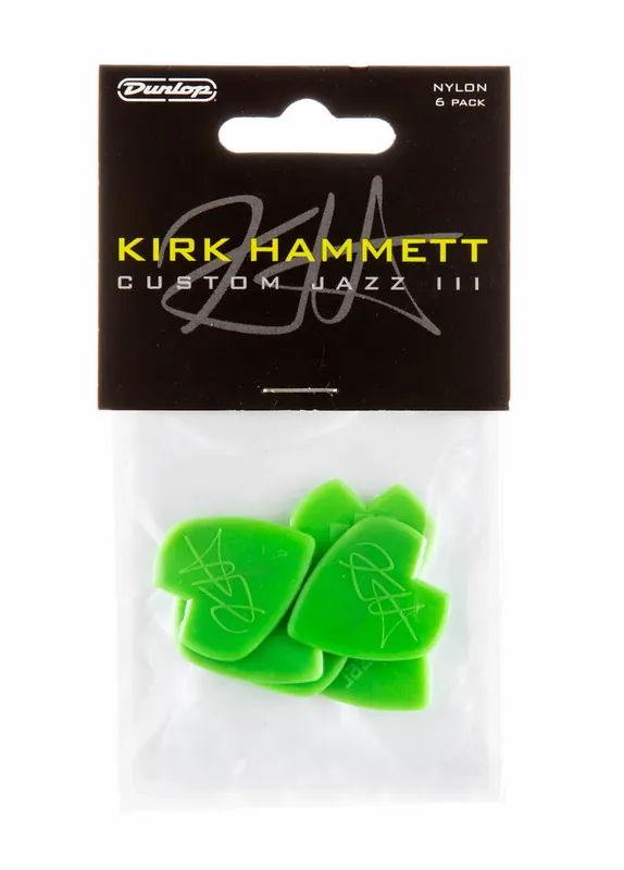 Mega Sale Dunlop - Kirk Hammett Jazz III Guitar Pick 6-pack 47PKH3N