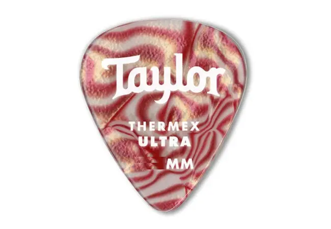 Deal Taylor - Premium 351 Thermex Ultra Guitar Picks Ruby Swirl 1.00mm 6-Pack 70710