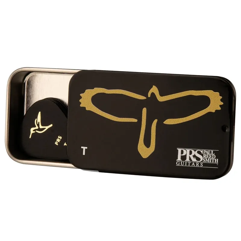 Secure Checkout PRS - Gold Birds Assorted Picks w/Tin (12) Thin