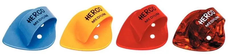 Herco - Flat Medium Thumbpicks 24 Pcs - HE112 Direct From Factory
