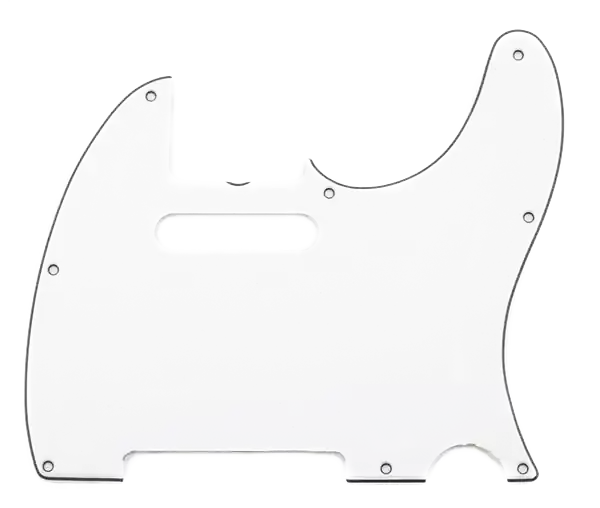 Shop Now Fender - Pure Vintage Pickguard - Telecaster® - 8-Hole Mount - Eggshell - 3-Ply - 009-4218-049