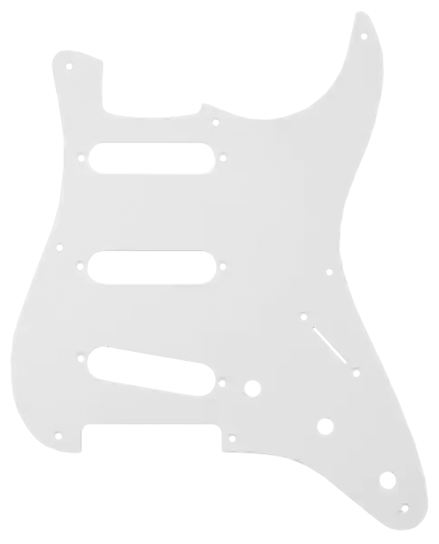 Warranty Included Fender - Pure Vintage Pickguard - '56/'59 Stratocaster® - 8-Hole Mount - Eggshell - 1-Ply - 009-4245-049