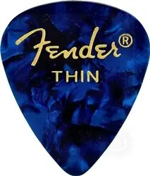 Seasonal Sale Fender - 351 Shape Premium Picks -12 Count Pack Blue Moto 198-0351-702