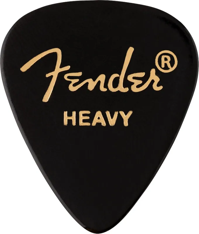 Fender - 351 Shape Premium Picks - Heavy - Black - 12 Count 198-0351-906 Holiday Sale