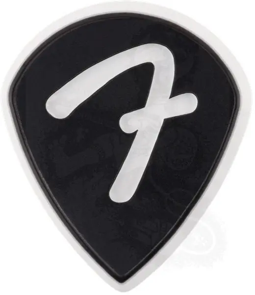 Fresh Stock Fender - F Grip 551 Picks, Black-3 Pack – 1984551306