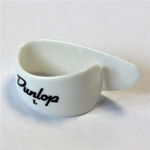 Don’t Miss Out Dunlop - plectre à pouce JD9013 blanc large (Paq. 12)