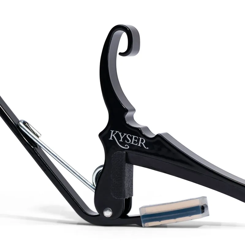 Kyser - Quick-Change Acoustic Guitar Capo - Black - KG6BA New Arrival